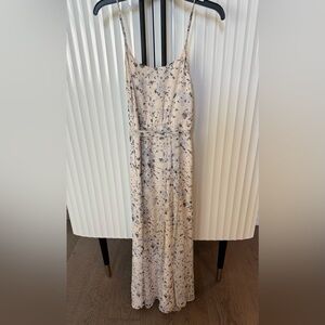 Joie cream floral maxi dress